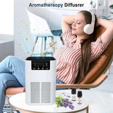 Home Air Purifier with HEPA Filter Ionizer Aromatherapy Cleaner