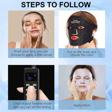 Facial Red Light Therapy Mask LED Skin Rejuvenation Device Astoria Lifestyle