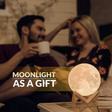 LED Moon Lamp 16 Color Remote Control Night Light Decor Lamp Astoria Lifestyle