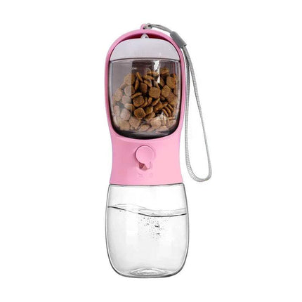 Portable Water Bottle for Dogs with Food Container On the Go Astoria Lifestyle