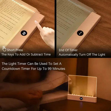 LED Book Light Eye-Care Reading Lamp with Adjustable Color Modes Astoria Lifestyle