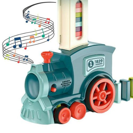 Automatic Domino Train Educational Toy with Domino Laying Function Astoria Lifestyle