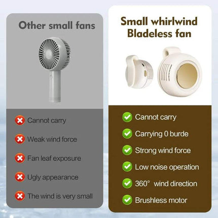 Mini Bladeless Clip-On Portable Fan Astoria Lifestyle
