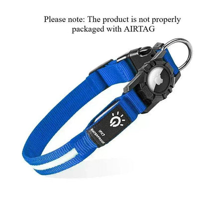 LED Dog Collar with AirTag Holder Waterproof & High Visibility Astoria Lifestyle