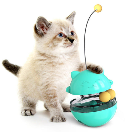 Interactive Cat IQ Treat Ball Puzzle Food Dispenser Toy for Cats Astoria Lifestyle