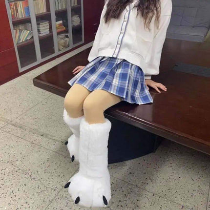 Cute Bear Claw Winter Boots