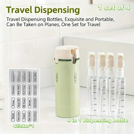 4-in-1 Travel Dispenser Bottle Astoria Lifestyle