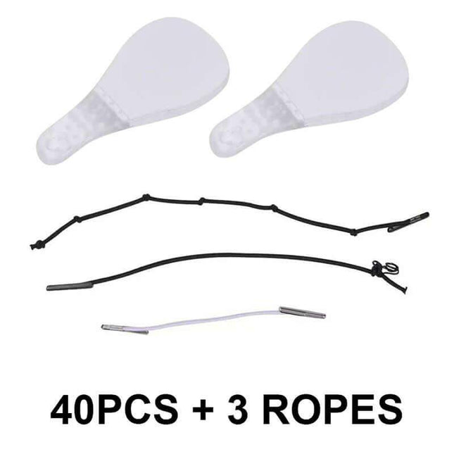 40x Face Tapes with 3 ropes for lifting and smoothing skin, providing discreet comfort for facial contours.