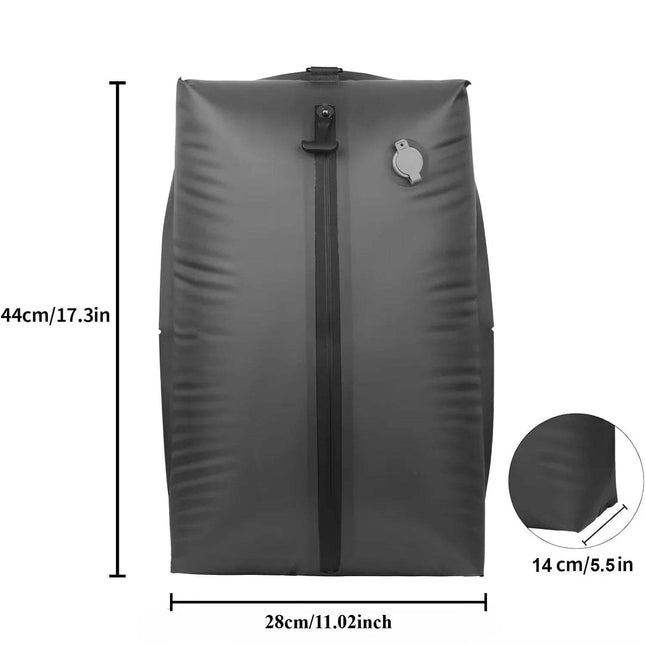 17L Vacuum Compression Bag dimensions and features, perfect for efficient luggage packing.
