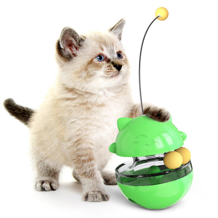 Interactive Cat IQ Treat Ball Puzzle Food Dispenser Toy for Cats Astoria Lifestyle