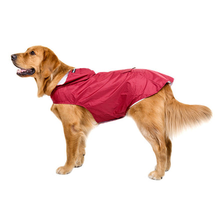 Dog Waterproof Raincoat Hooded Water Resistant Pet Jacket Coat Astoria Lifestyle