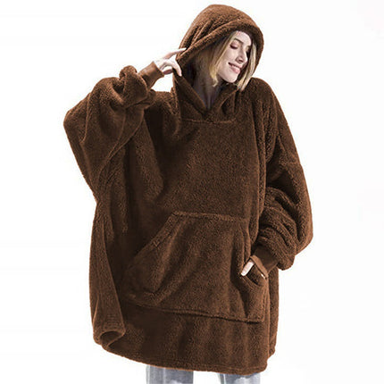 Oversized Hoodie Blanket Sherpa Wearable Fleece Blanket Hoodie Astoria Lifestyle