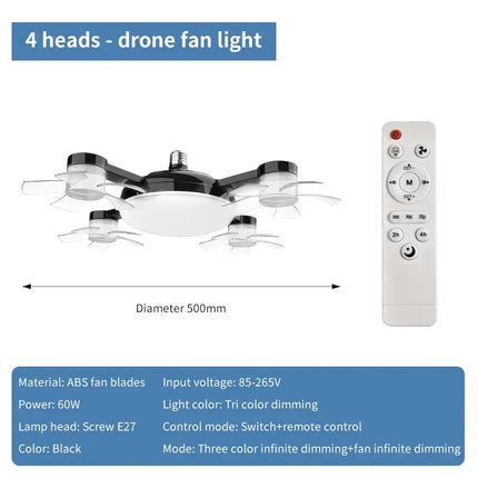 Socket Ceiling Fan Light Astoria Lifestyle