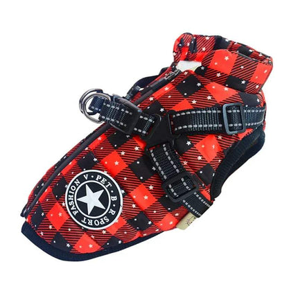 Waterproof Dog Harness Jacket Warm, Dry & Secure Outdoor Protection Astoria Lifestyle