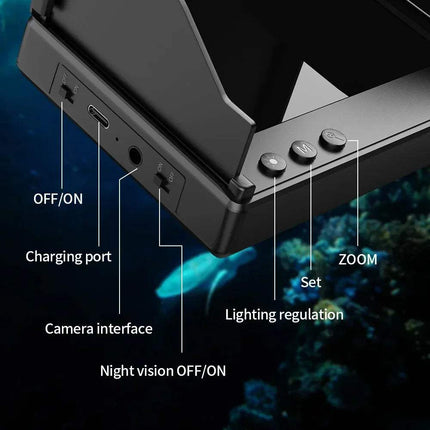 Portable Fishing Camera 4.3” LCD Fish Finder 1080P Underwater View Astoria Lifestyle