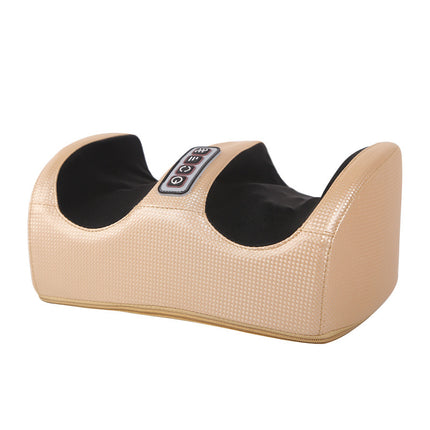 Electric Kneading Foot Massager Beige with black interior on a white background