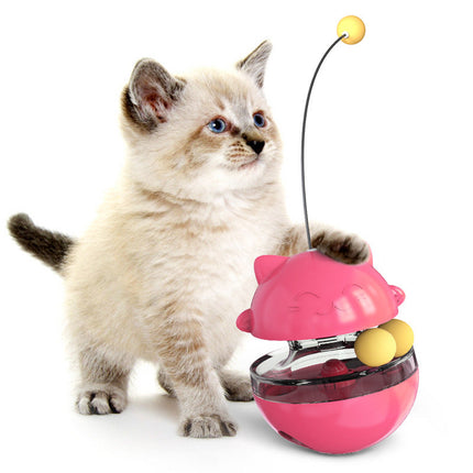 Interactive Cat IQ Treat Ball Puzzle Food Dispenser Toy for Cats Astoria Lifestyle