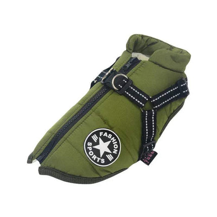 Waterproof Dog Harness Jacket Warm, Dry & Secure Outdoor Protection Astoria Lifestyle