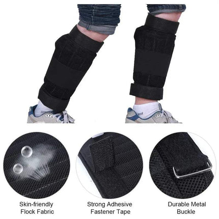 Adjustable Weighted Vest on legs showcasing skin-friendly fabric and durable metal buckle, perfect for strength training.