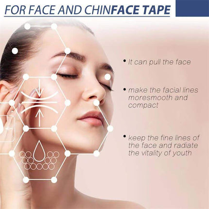 Anti Wrinkle Beauty Stickers for instant face lift, showcasing facial tape benefits for smoother, tighter skin.