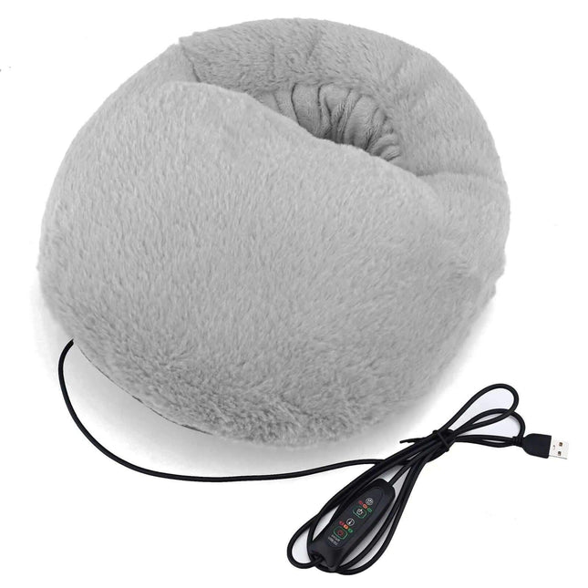 Feet Warmer USB Electric Feet Warmer in grey with soft padding for ultimate comfort and warmth during cold winter days.
