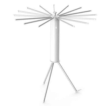 Foldable Octopus-Style Clothes Drying Rack with metal spikes on a white background