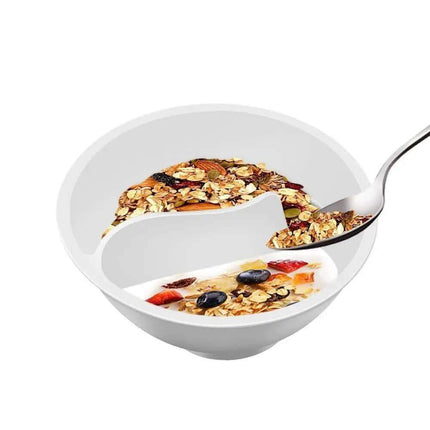 Separated Cereal Bowl with dry-wet separation design for crunchy, fresh breakfasts.