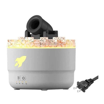 Cannon Humidifier with crystal-like design and black plug on a white background - Astoria Lifestyle