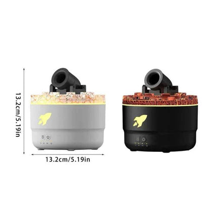 Cannon Humidifier with measurement details on a white background - Astoria Lifestyle
