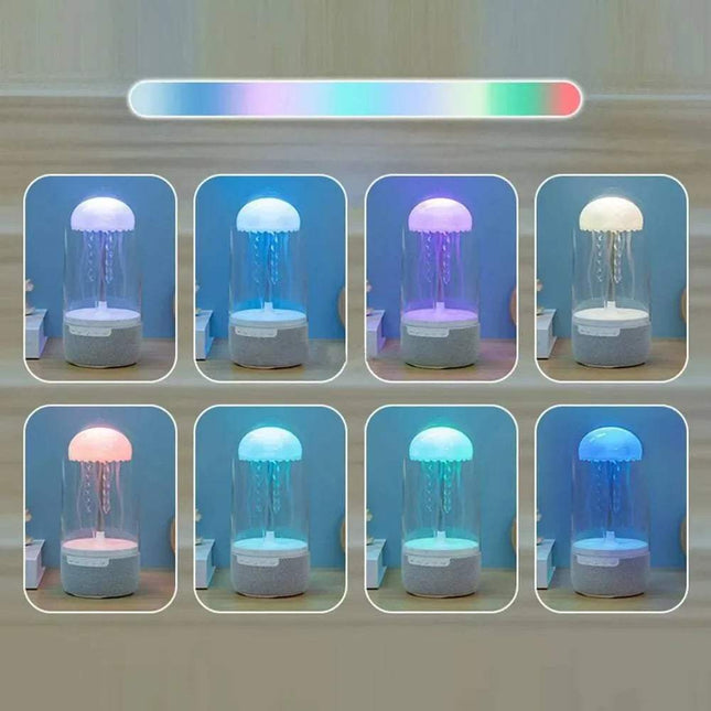 Jellyfish Lamp Speaker with changing colors.