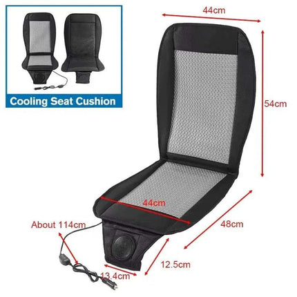 Car Seat Cooling Cover  with ventilated mesh design for maximum comfort and breathability while driving.