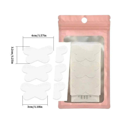 Ear Corrector Stickers packaging with multiple white stickers for achieving a balanced ear shape.