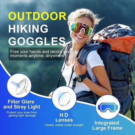 Bicycle Sports POV Camera Glasses ideal for outdoor adventures, designed for hands-free HD action recording. - Astoria Lifestyle