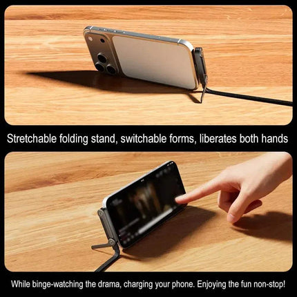 Charging 2-in-1 Cable Stand 240W Fast Charging Adjustable Metal Stand Astoria Lifestyle