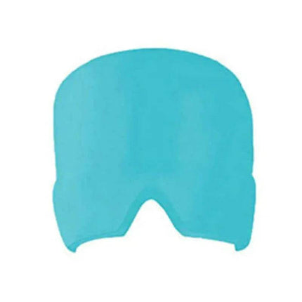 Turquoise Cold Therapy Migraine Relief Cap on a white background