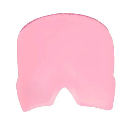 Pink Cold Therapy Migraine Relief Cap on a white background