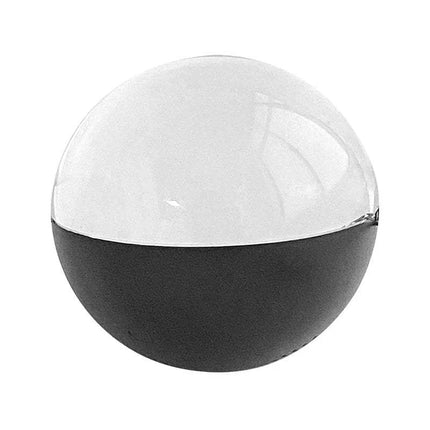 Customizable Video Crystal Sphere with black base and transparent top on a white background - Astoria Lifestyle