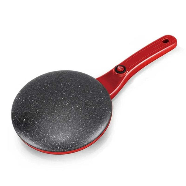 Red Electric Crepe Maker for Pancakes, Crepes & More on a white background
