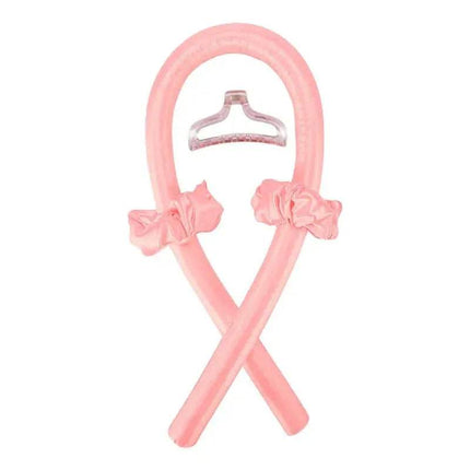 Flamingo Heatless Curling Rod Headband on a white background