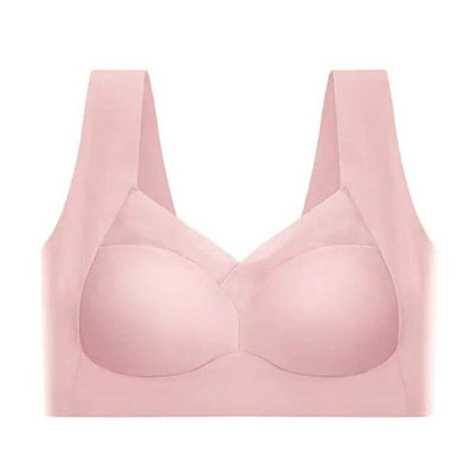Pink High Support Bra for Women for Maximum Workout Support on a white background