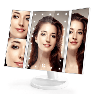 Lighting Makeup Mirror with 3 Light Modes & Magnification