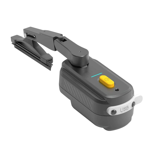 Motorcycle Helmet Wiper with USB port on a white background