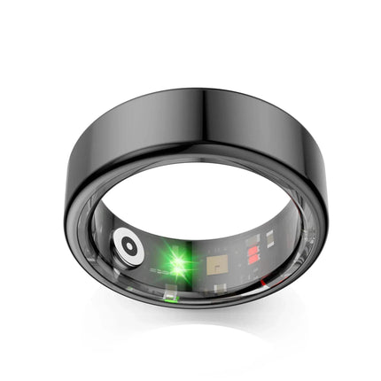 Smart ring with electronic components on a white background. Astoria Lifestyle