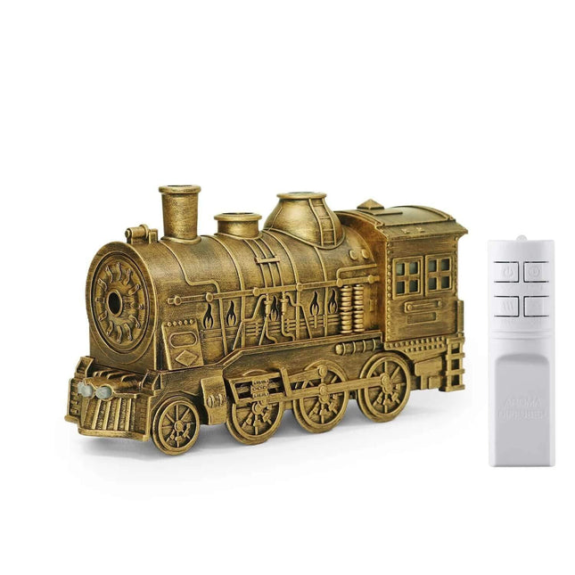 Train Air Humidifier bronze-colored  on a white background
