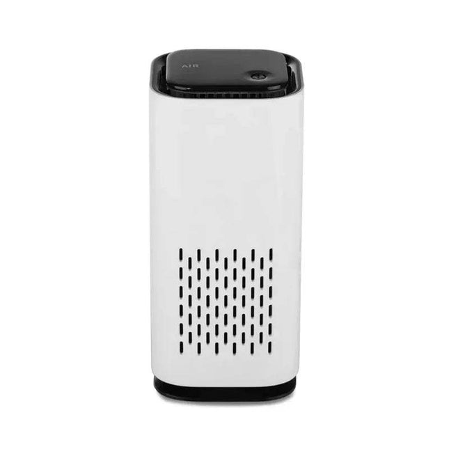 White Xiaomi Air Purifier  with black accents on a white background