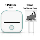 1 Printer (Green) + 1 Roll