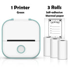 1 Printer (Green) + 3 Roll