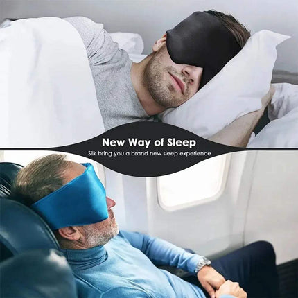 Natural Mulberry Silk Sleep Mask Luxurious Comfort Deep Restful Sleep