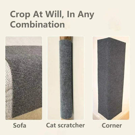 Cat Anti Scratch Mat protecting furniture like sofas and corners from claw damage, ideal for pet owners.