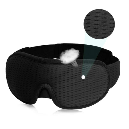 3D Sleeping Mask Block Out Light Soft Padded Deep, Restful Sleep